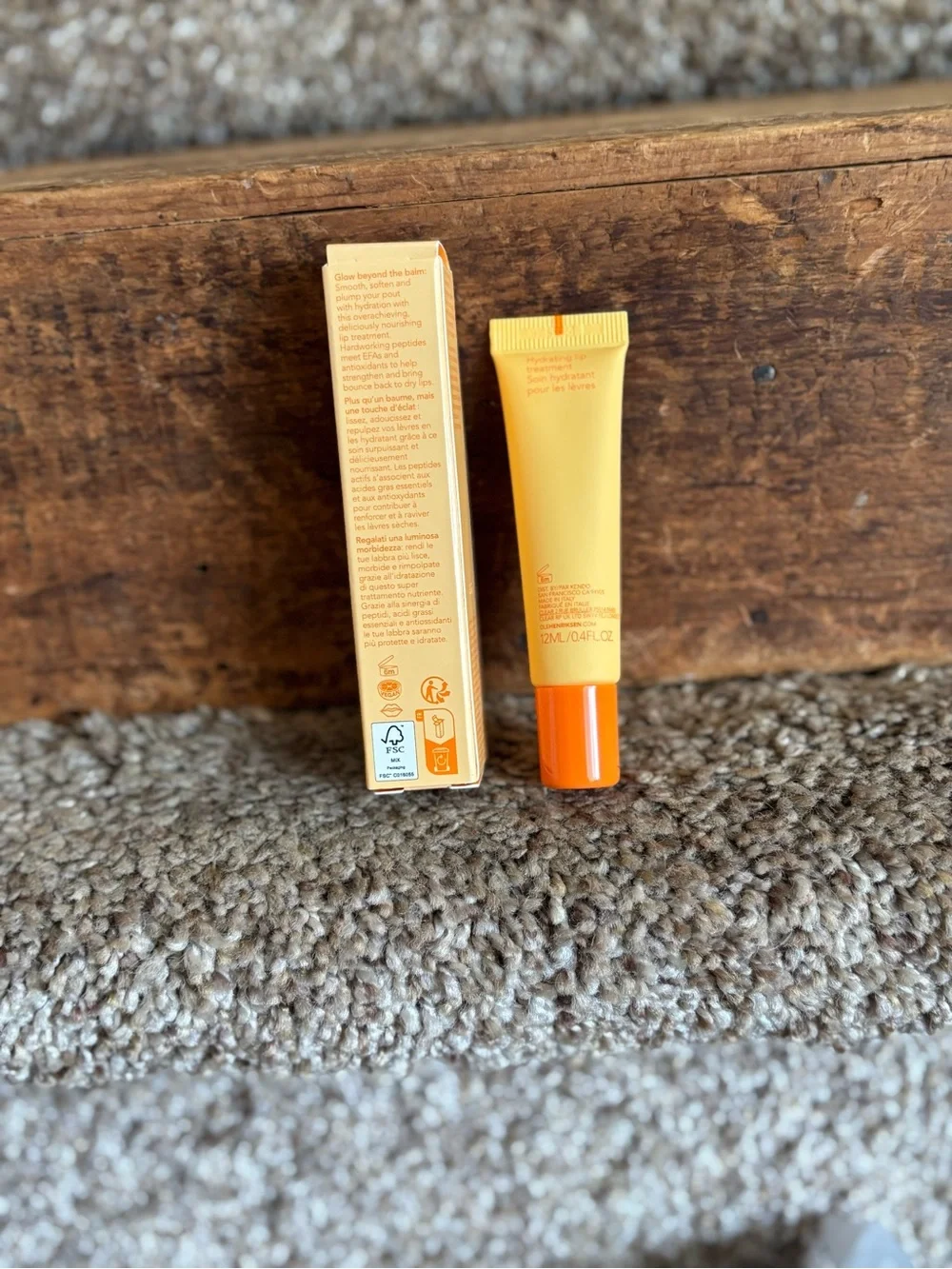 Ole Henriksen Pout Preserve Peptide Lip Treatment - Yellow & Orange Packaging